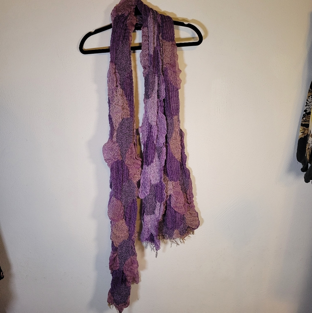 Lavender and Lilac Patchwork Women's Scarf
